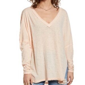 Free People V-Neck Shirt - XS
